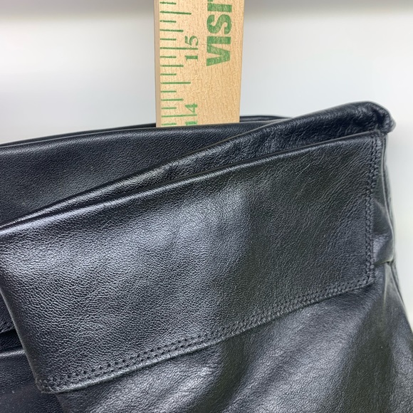 Gianni Bini Jackpot Black Leather Slouchy Boots - Picture 2 of 9